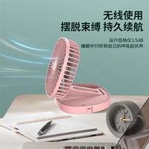 Portable usb desktop fan electric fan folding summer office student desktop mini mute home small