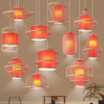 New Chinese style catering spotlights hotel restaurants restaurants barbecue booths bamboo art lanterns chandeliers special lights for hot pot restaurants