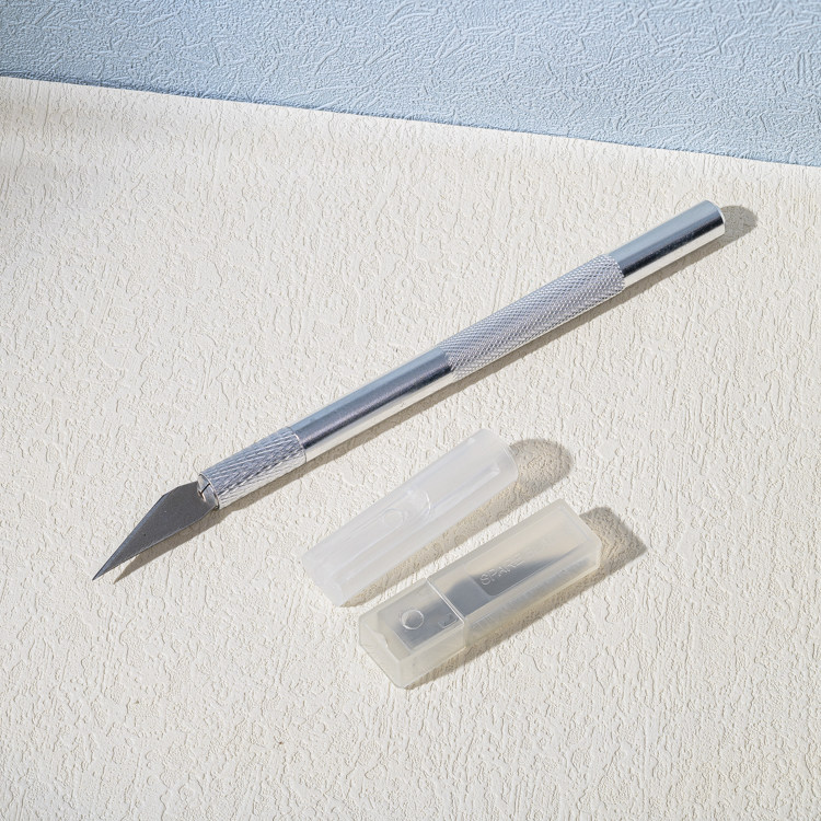 Engraving knife heat-shrink sheet cut paper hand engraving knife hand account paper sculpted rubber paper sculpted small pen knife engraving tool suit