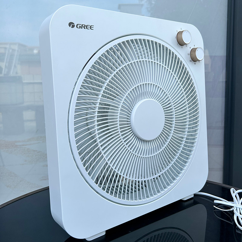 Gree Table Fan, Electric Fan, Oscillating Fan, Small Fan, Desktop Fan, Hongyun Fan, Silent, Energy-Saving, Bedside Fan, Portable 12inch