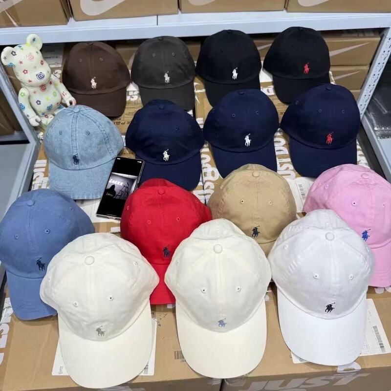 Original Celebrity-Style Wide-Brimmed Hat, Unisex Classic Pony Baseball Cap with Embroidery, Face-Slimming Hat Original Celebrity-Style Wide-Brimmed Hat, Unisex Classic Pony Baseball Cap with Embroidery, Face-Slimming Hat