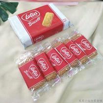 And the colorful time caramel biscuits Lila Belgian lotus caramel biscuits small snacks