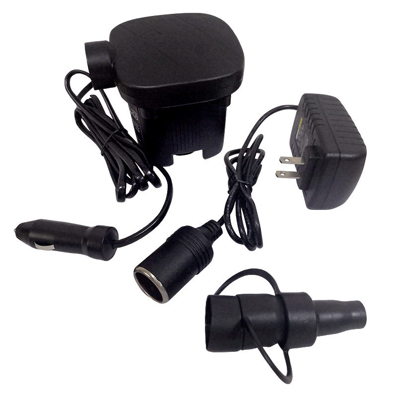 Home car dual-purpose inflatable suction pump USB to cigarette lighter plug air pump 12V car electric air blower
