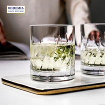 BOHEMIA Czech original Imported Artisanal Crystal Whisky Cup Foreign Wine Glasses Home Upscale Light Lavish Gifts