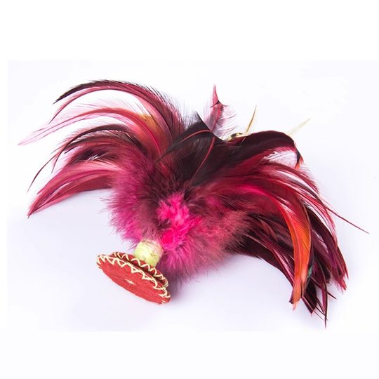 小学生大花毽子鸡鹅毛比赛毽子成人健身耐踢毽球羽毛键子鸡毛键子