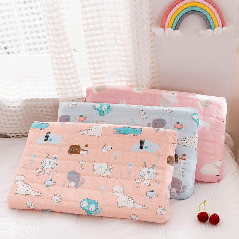 Infant latex pillows with adjustable children's latex pillows