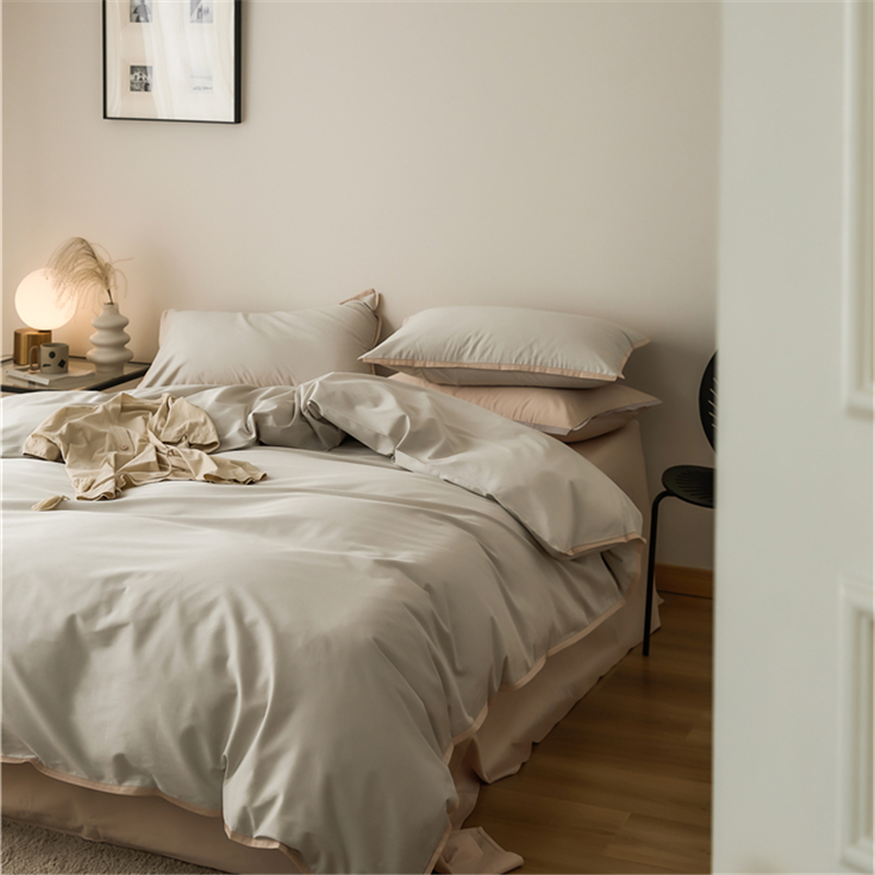 100 long suede cotton with four sets of bedding 1 2m1 5 m 1 8 Bedsheets with three sets of 2022 beds