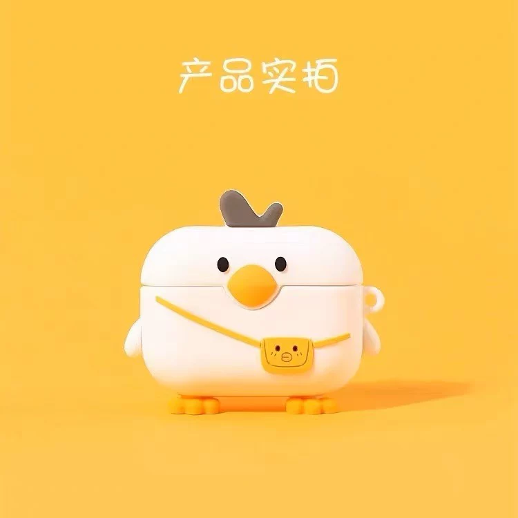 B.Duck, Apple, бренд милые совместимые наушники, беспроводной силиконовый защитный чехол