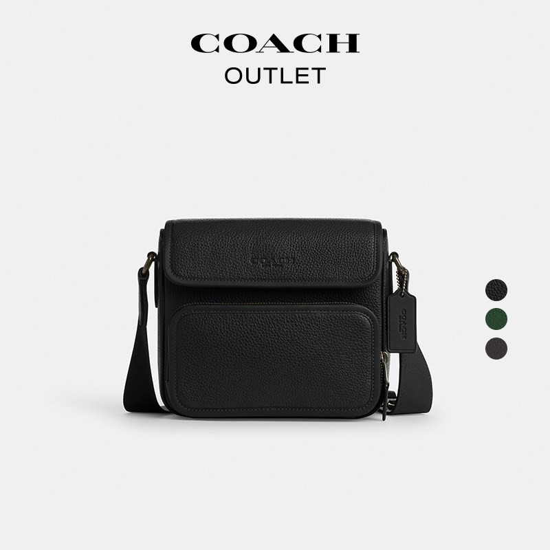 [New Year's Gift] COACH Outlet Men's Sullivan Flip Crossbody Bag