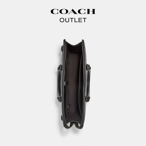 [Подарок на День святого Валентина] Мужской классический портфель на молнии COACH/Coach Outlet с логотипом GRAHAM