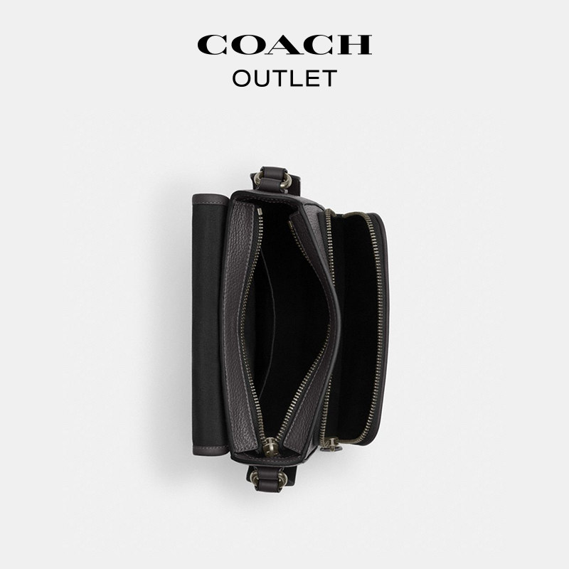 [New Year's Gift] COACH Outlet Men's Sullivan Flip Crossbody Bag