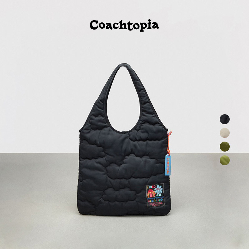 [New Year's Gift] Coachtopia/Coach City Loop Quilted Cloud Tote Bag