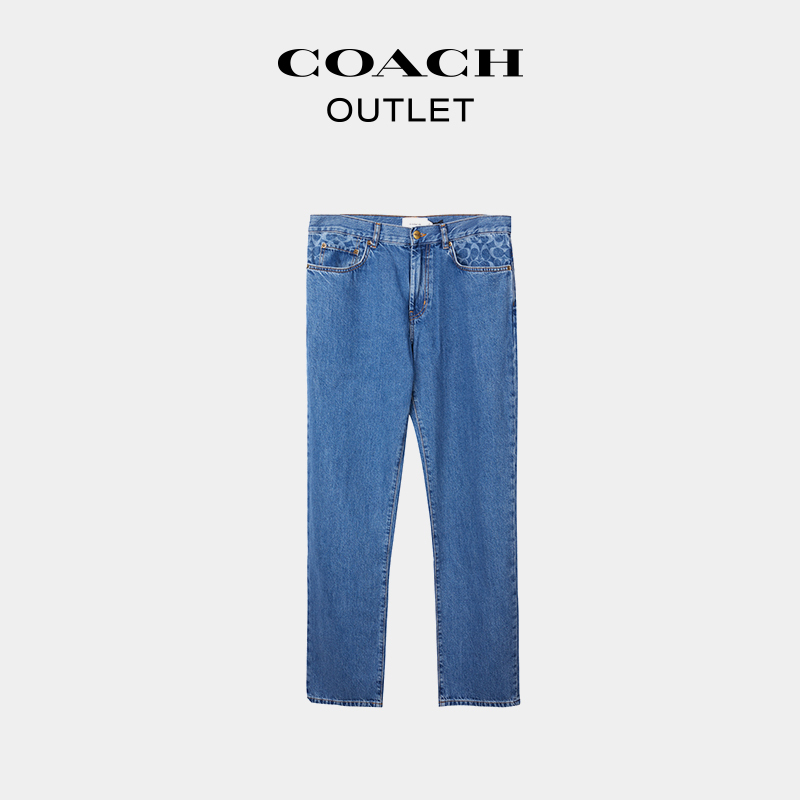 COACH Outlet Men's Straight-Fit Denim Jeans