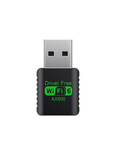 Wifi6 Driver-Free USB Wireless Network Card Ax900M Desktop Wifi6 Protocol Bluetooth 5.3 Two-In-One Dual-Band 5g Laptop External USB Bluetooth Adapter Wifi Receiver