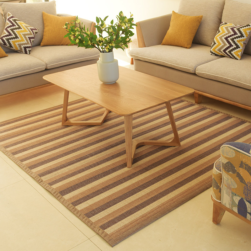 Japanese-style bamboo woven living room carpet bamboo carpet custom bay window mat window sill mat tatami mat custom size