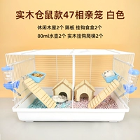 Модель с твердым древесиной моделью 47 Относительная клетка белая