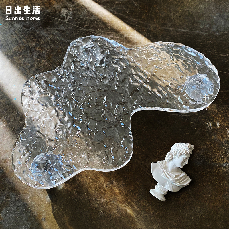 Lake aroma tray perfume jewelry display disc in Nordic high-level luxury sweep decoration