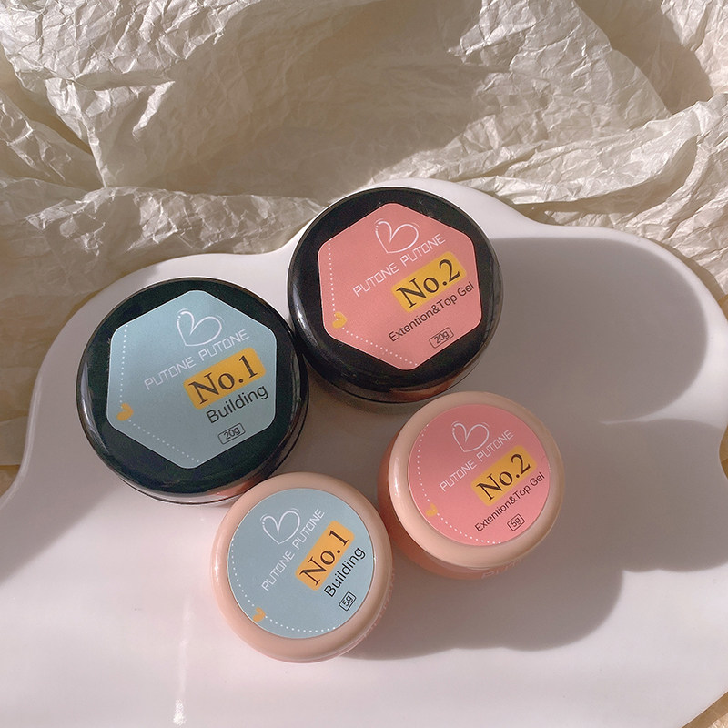 No. 1 Budding flow flat rubber No. 2 Triple extended rubber puttone Putone Constructing professional shaping phototherapy glue