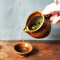 Yunnan boiled tea clay pot portable teapot thick nostalgic high temperature small retro tea set