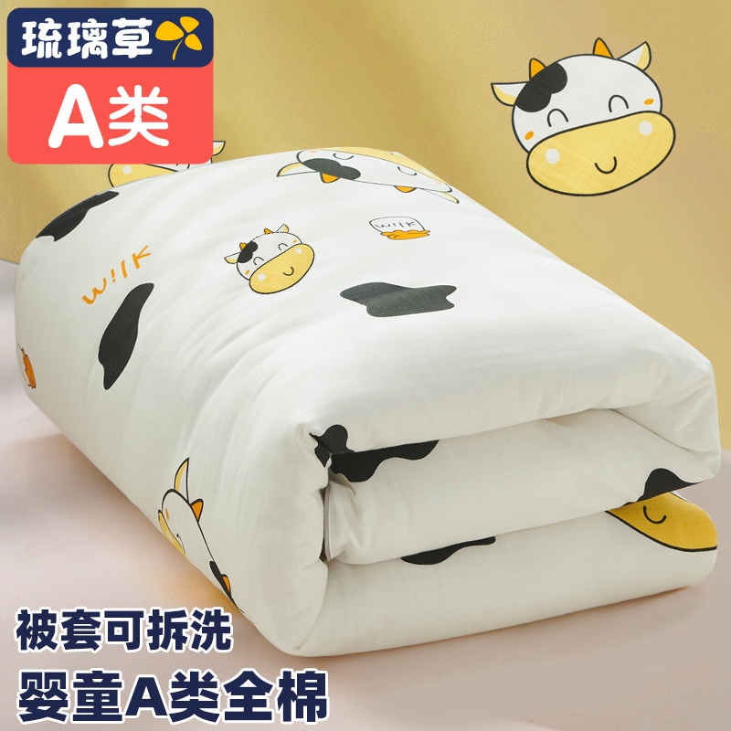 Baby quilt cotton gauze quilt baby spring and autumn by children summer cool by kindergarten air conditioner is universal to all seasons