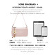 Official Website C&K Flagship Store Underarm Bag for Women 2026 New Summer Shoulder Crossbody Bag Pink Small Square Bag