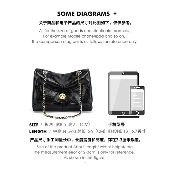 Cinvaikrose Official Store Shoulder Bag for Women 2025 New Genuine Leather Crossbody Commuter Bag Tote Underarm Bag