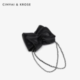 CinvaiKrose Маленькая сумка через плечо, сумка подмышку с бантиком на одно плечо