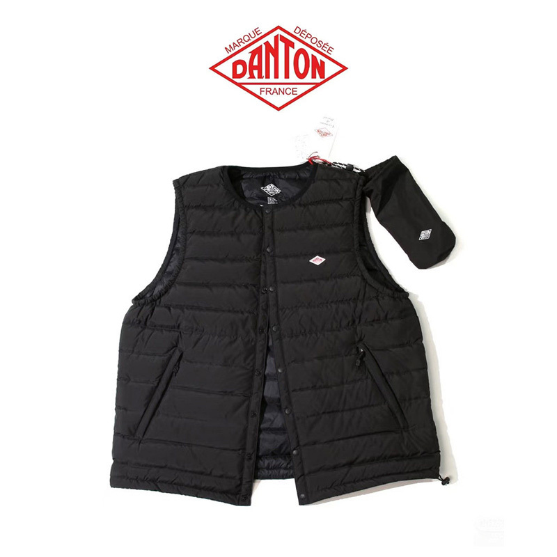 Guocang Danton Inner Crew Classic Warm Quilted Light down Jacket Liner Vest for Men and Women