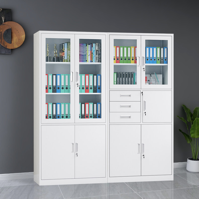 [USD 130.92] Steel file cabinet iron wire cabinet financial certificate ...
