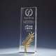 Crystal trophy authorized brand wheat ear medal medal trophy ໃບຕານຂອງຂວັນກອງປະຊຸມປະຈໍາປີ engraving ລາງວັນພະນັກງານດີເດັ່ນ