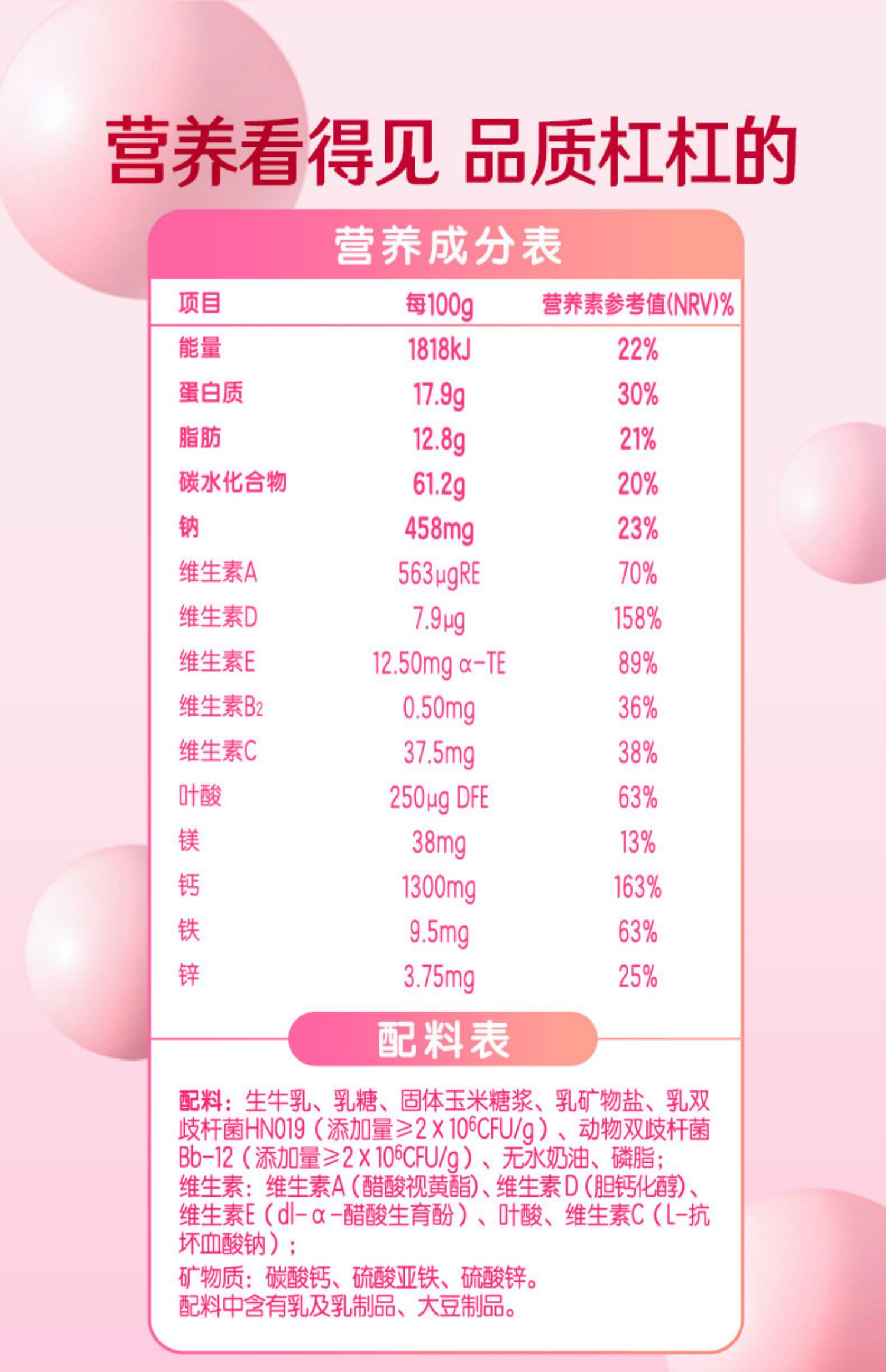 伊利奶粉旗舰店女士高铁高钙奶粉400g/袋