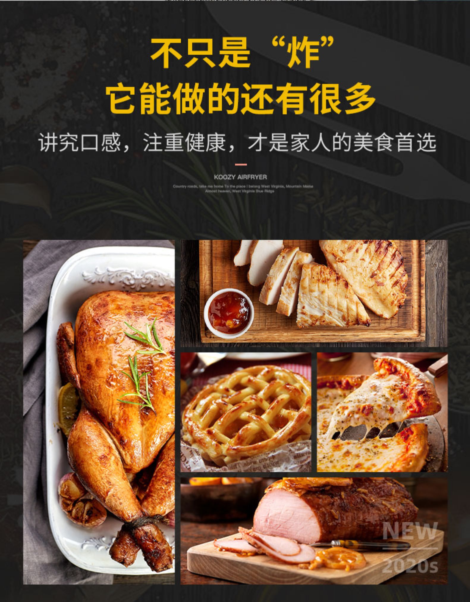 Koozy 空气炸锅家 3.5L 健康无油煎炸 图4