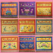 Gold and jade full table circle household housewarming dragon and phoenix table skirt new table circle respond to demand Buddhas light is shining on the altar table cloth