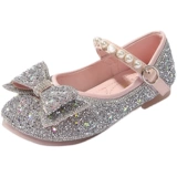 Детская обувь для принцессы для кожаной обуви для девочек, коллекция 2023, мягкая подошва