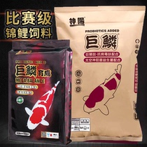 Fish Food Shenyang Giant Scale Koi Feed Competition Level Breeding Body Increase Color Non-Muddy Water Granular Fish Food 10KG