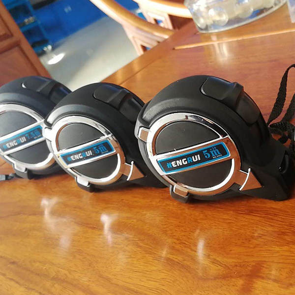 Measuring tape 5 m 10 m upscale nylon wrap plastic-steel waterproof case ruler Wood ruler high-precision abrasion resistant steel measuring tape