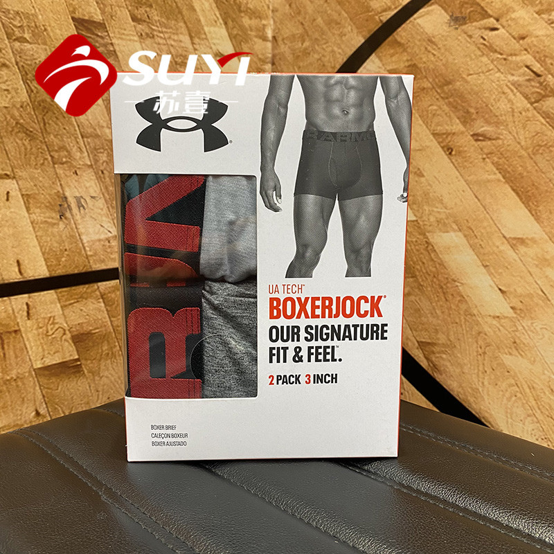Under Armour Ua Tech Men's 3inch Training Sports Casual Underwear - 2 Pack 1363618