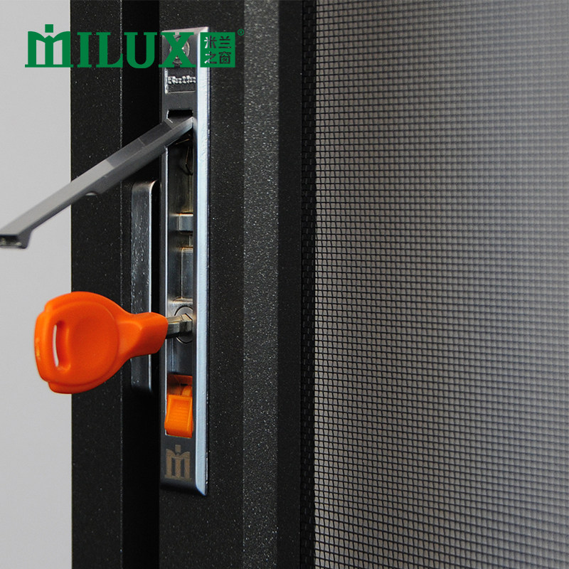 Milan Window Golden Steel Mesh Anti-Tamper Screens Mosquito Golden Steel Mesh Anti-Tamper Screens Bridges Aluminum Push-Pull Fine Net