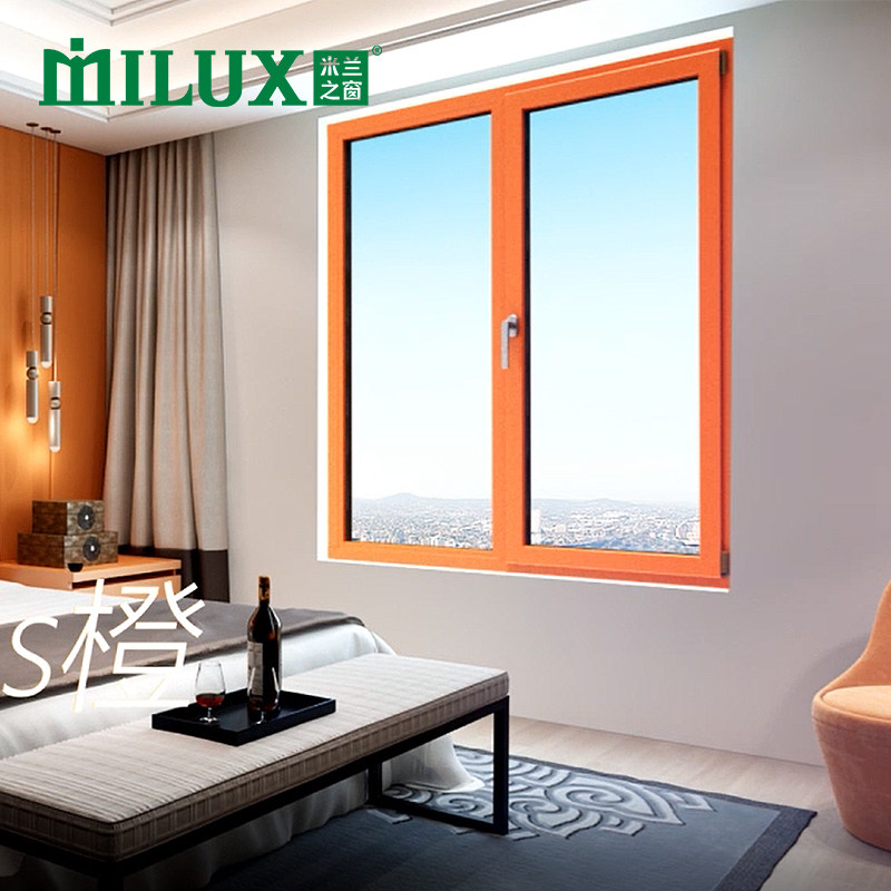 Milan Window MILUX 82 system aluminum clad wood luxury maglev sealing window broken bridge aluminum alloy custom oak window