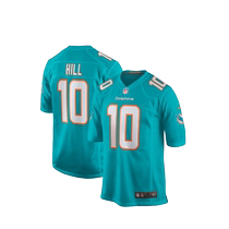 Miami Dolphins Home Game Jersey-TyreekHill-Mens Heat Transfer Number