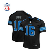 Detroit Lions Secondary Alternate Game Jersey Jared Goff-Youth