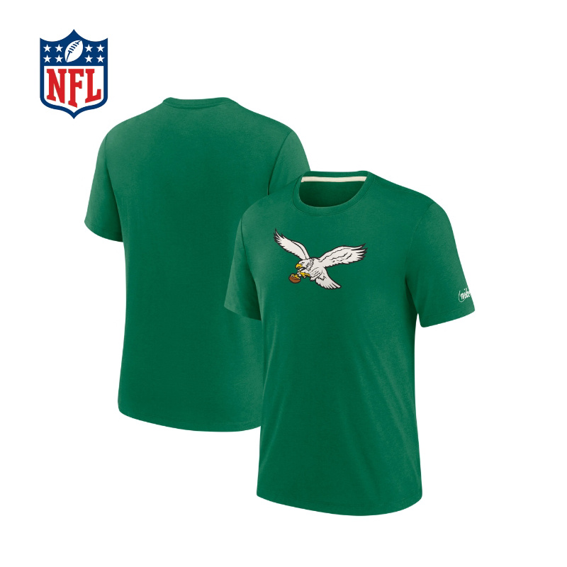 (NFL) Philadelphia Eagles Nike Impact Tri-Blend short sleeve T-shirt-man