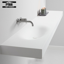 Net forest white integrated forming stage pelvic home hotel folk sink washbasin washbasin washing table customised