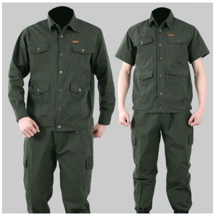 Хлопковый износостойкий камуфляжный комбинезон, защита от ожогов