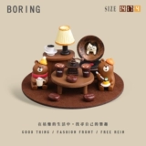 Кофейное пиво, милый стиль Ядан, кофейный мишка, декоративные украшения для девочек, вход Майяра, настольная маленькая подарочная коробка