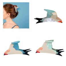 Деревянный поддон swallow hair claw clip