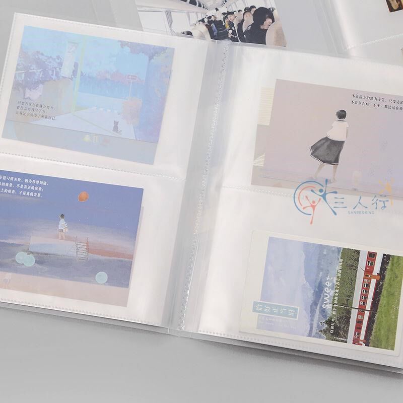 Blind box card storage book postcard hand stamp Altman's card book color paper polaroid photo paper star chasing in