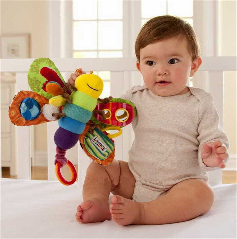 American cattle goods classic firefly multifunctional puzzle lathe hanging early education intellectual development butterfly toy