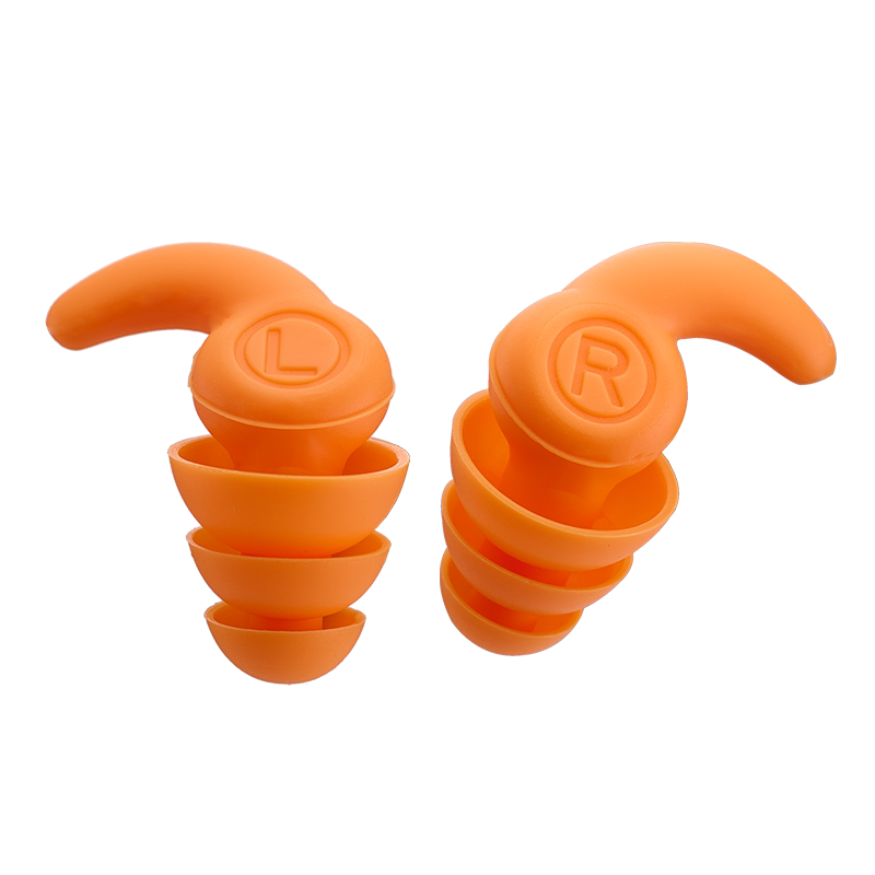 Langchu Waterproof Ear Patch Adult Ear Muffs Silicone Ear Protective Patch