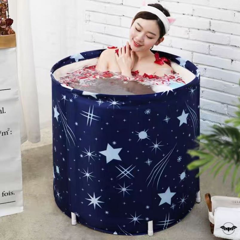 Shitong Zhixin thickened collapsible bath bucket to bring a healthy health to the family new life warm the whole 5